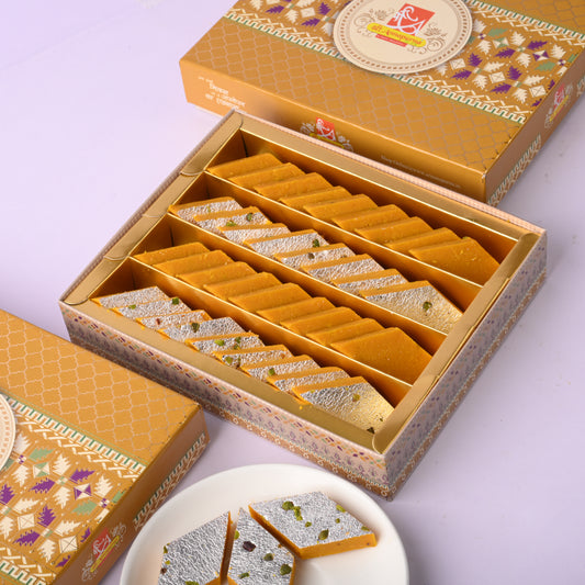 Kaju Kesar Barfi