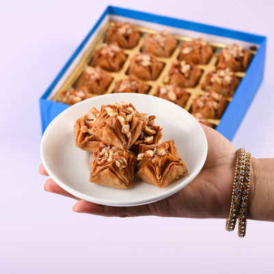 Almond Chocolate Pyramid Baklava