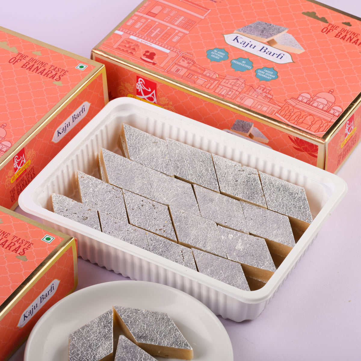 Diwali sweet box from Sri Annapurna Foods, Varanasi
