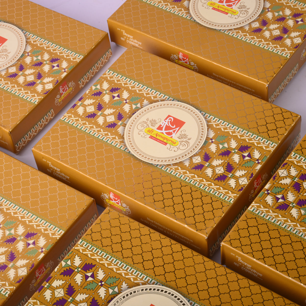 Kaju Kesar Barfi - Sri Annapurna Foods