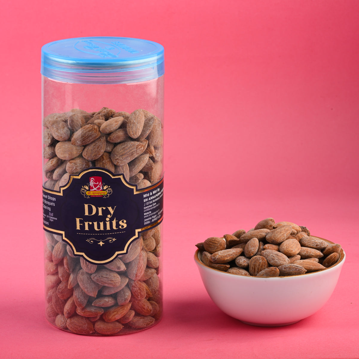 Roasted & Salted Almonds - Sri Annapurna Foods